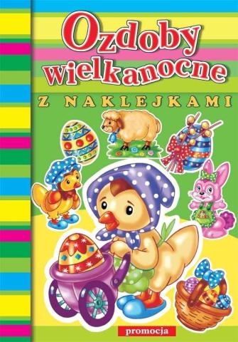 Ozdoby wielkanocne z naklejkami