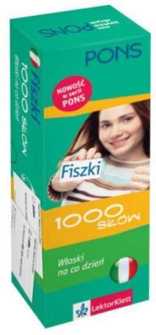 Fiszki 1000 słów Włoski na co dzień PONS