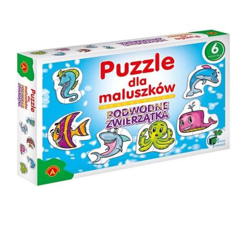 Puzzle dla maluszków - podwodne zwierzęta ALEX