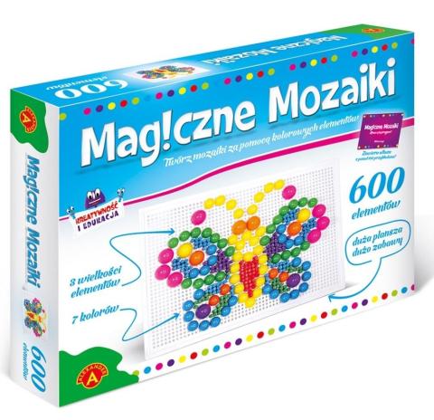 Magiczne mozaiki - Kreatywność i edukacja 600 ALEX