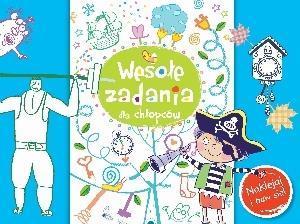 Wesołe zadania dla chłopców. Naklejaj i baw się!