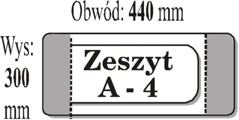 Okładka zeszytowa A4 (50szt) IKS