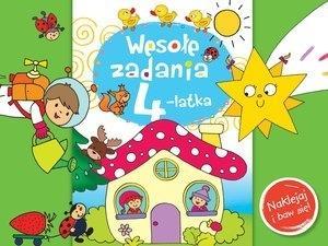 Wesołe zadania 4-latka. Naklejaj i baw się!