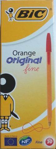 Długopis Orange Original czerwony (20szt) BIC