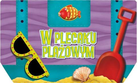 W plecaku plażowym