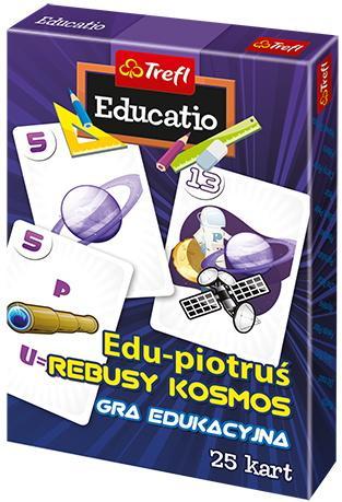 Karty Edu Piotruś - Rebusy kosmos TREFL