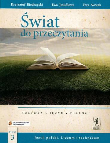 J.Polski LO Świat do przeczytania 3 w.2014 NPP