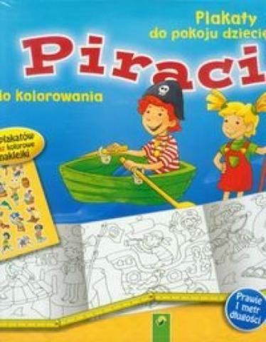 Plakaty do kolorowania - Piraci