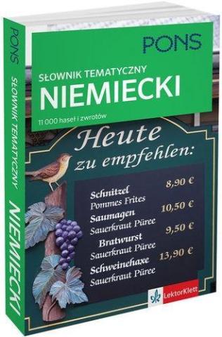 Słownik tematyczny niemiecki PONS