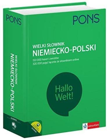 Wielki słownik niemiecko-polski PONS