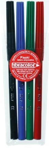 Pisaki 539 4 kol. w etui FIBRACOLOR