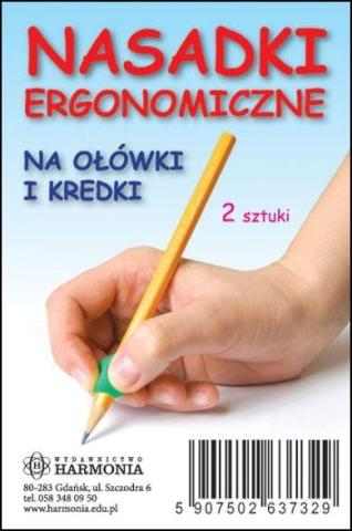 Nasadki ergonomiczne na ołówek i kredki (2 szt.)