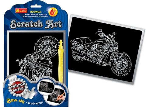 Scratch Art. Srebrna seria - Motocykl