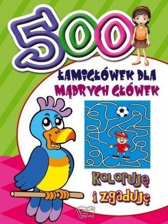 500 Łamigłówek. Koloruję i zgaduję