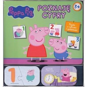 Świnka Peppa Poznaję cyfry + puzzle