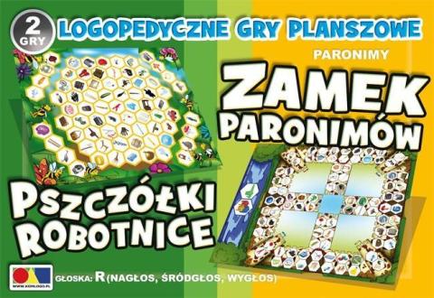 2 gry Zamek Paronimów/Pszczółki Robotnice