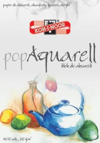 Blok akwarelowy Pop Aquarell A4/10 arkuszy 250G.