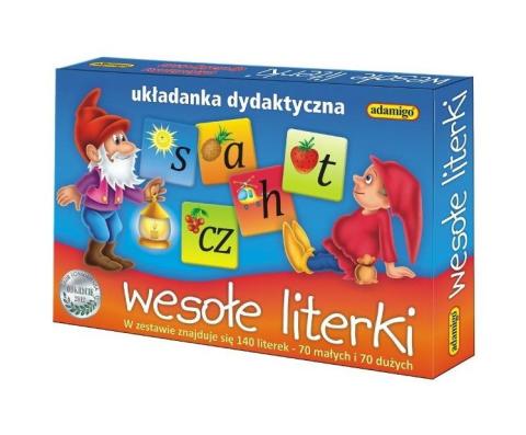 Układanka - Wesołe literki