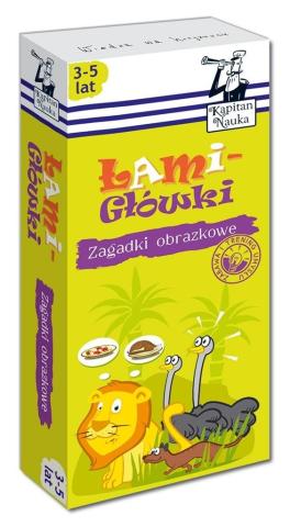 Kapitan Nauka.Zagadki obrazkowe. Łamigłówki 3-5lat