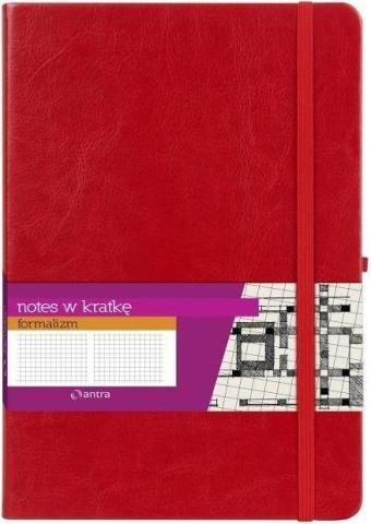 Notes A4 Kratka Formalizm Czerwony ANTRA