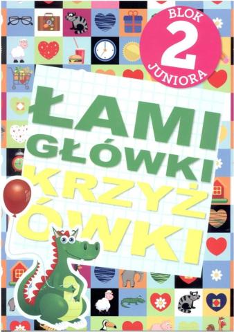 Łamigłówki krzyżówki 2 Blok Juniora