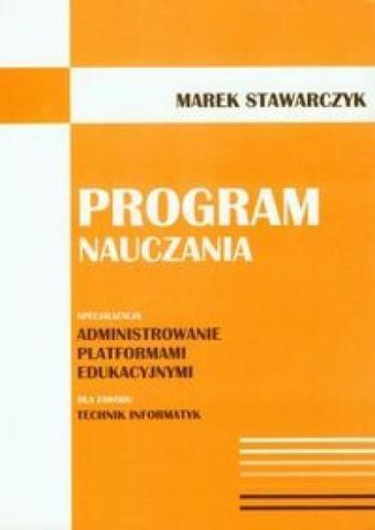 Program nauczania. Admin. platf. eduk.