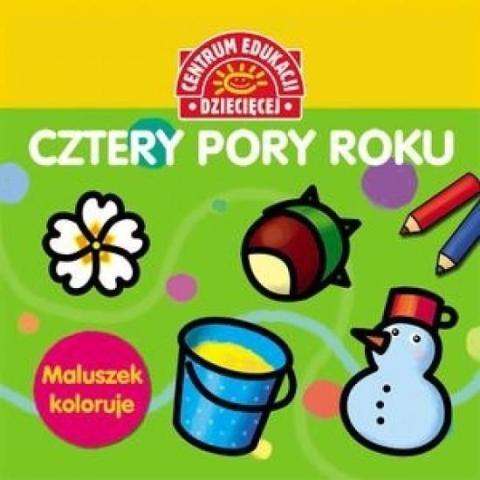 Maluszek koloruje. Cztery pory roku