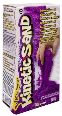 Kinetic Sand - neonowy piasek 680g - fioletowy