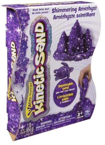 Kinetic Sand - połyskujący piasek 454g fioletowy