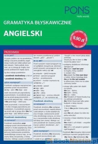 Gramatyka błyskawicznie. Angielski PONS