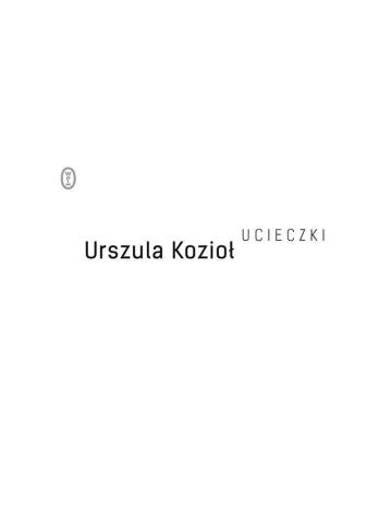 Ucieczki