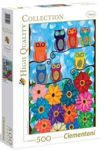 Puzzle 500 HQ Cute little owls