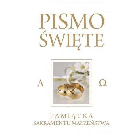 Pismo Święte Białe - Pam. Sakr. Małżeństwa