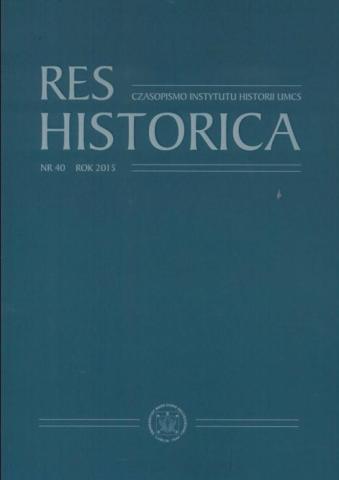 Res Historica T.40