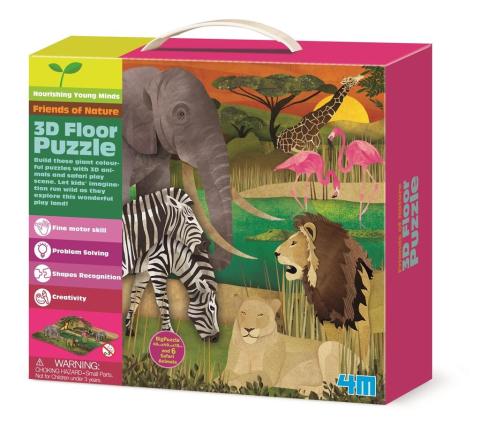 Puzzle 3D - Safari 4M