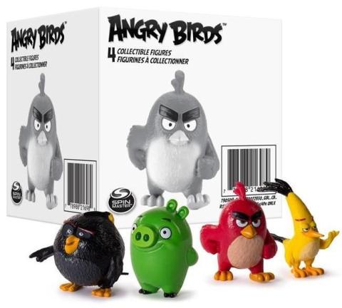 Angry Birds - Figurki Kolekcjonerskie Czteropak