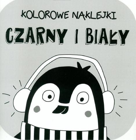 Kolorowe naklejki - Czarny i Biały