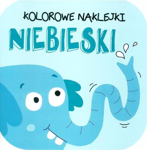 Kolorowe naklejki - Niebieski