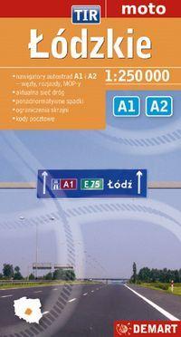 Łódzkie dla zawodowców. TIR. Mapa samochodowa