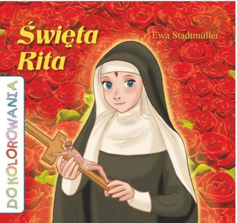 Do kolorowania - Święta Rita