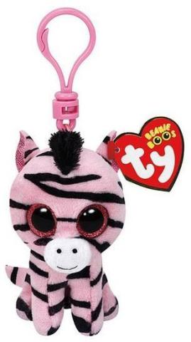 Beanie Boos Zoey - Różowa Zebra brelok