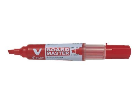 Marker V-board master medium czerwony (10szt)PILOT