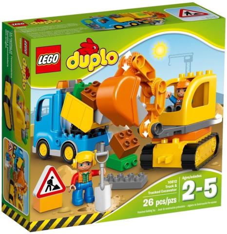 Lego DUPLO 10812 Ciężarówka i koparka gąsienicowa