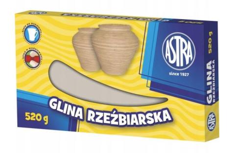 Glina rzeźbiarska 520g ASTRA