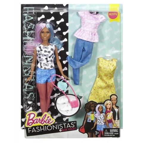 Barbie Fashionistas. Blue Violet Petite