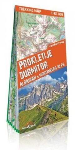 Trekking map Prokletije i Durmitor 1:65 000 mapa