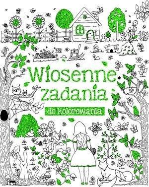 Wiosenne zadania do kolorowania