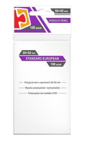 Koszulki Standard European 59x92 (100szt) REBEL