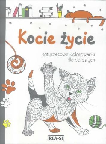 Antystresowe kolorowanki dla dorosłych. Kocie...