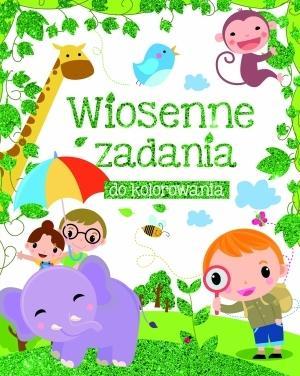 Wiosenne zadania do kolorowania